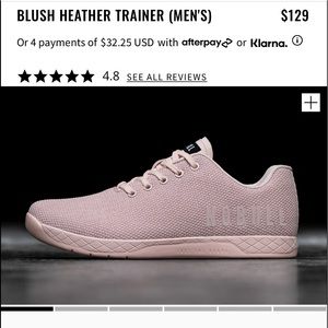 Blush Heather Trainer Nobull shoes Men’s 6/Women’s 7.5